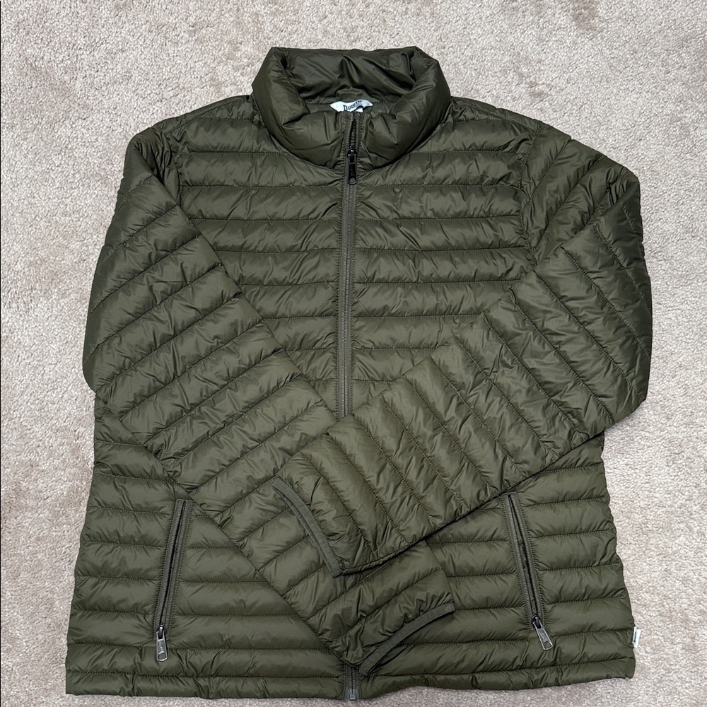 Duluth Trading Co Women's Forest Green Puffer Jacket